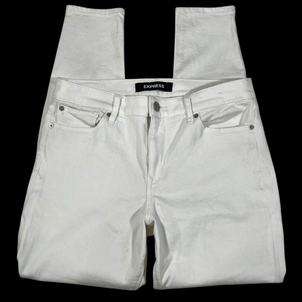 Express White Women’s Jeans Jeggings Size 10